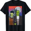 Frankenstein American Gothic Parody Halloween Monster T-Shirt