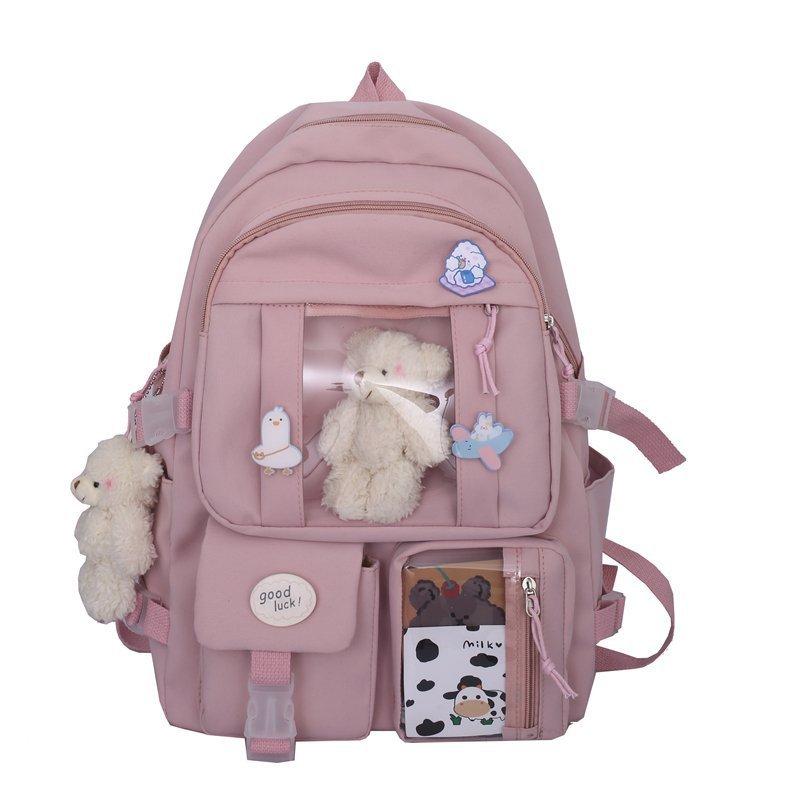 Teenagers Backpacks For Girls School Bags Women Multipocket Bag Large Capacity Backpack Mochila Feminina Kawaii Bags