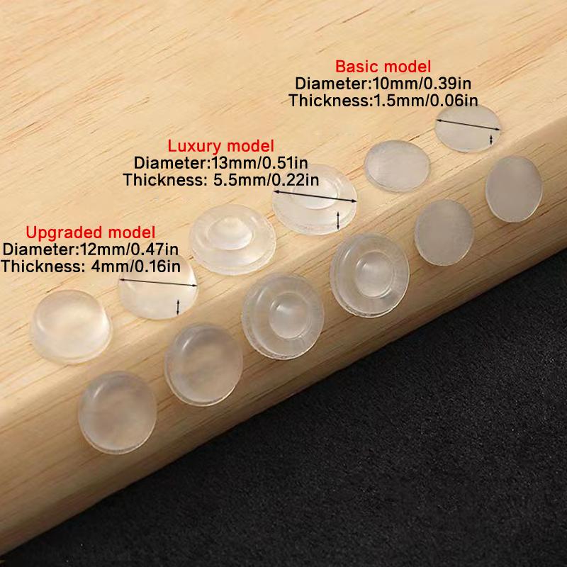Прозрачный силиконовый противоударный гранулированный наполнитель для двери шкафа, противоударный наполнитель, бесшумная паста, буфер, противоскользящие гранулы с антиклеем