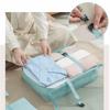 7Pcs/Set Large Capacity Suitcase Packing Cubes Set Folding Clothes Shoe Tidy Pouch  Wardrobe