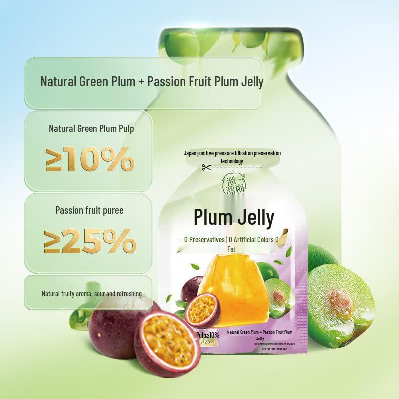 Liuliumei Plum Jelly with Passion Fruit, 6-Pack