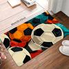 Vibrant Football-Themed Decorative Area Rug, Durable Non-Slip Floor Mat for Entryway, Kitchen and Sports-Inspired Decor