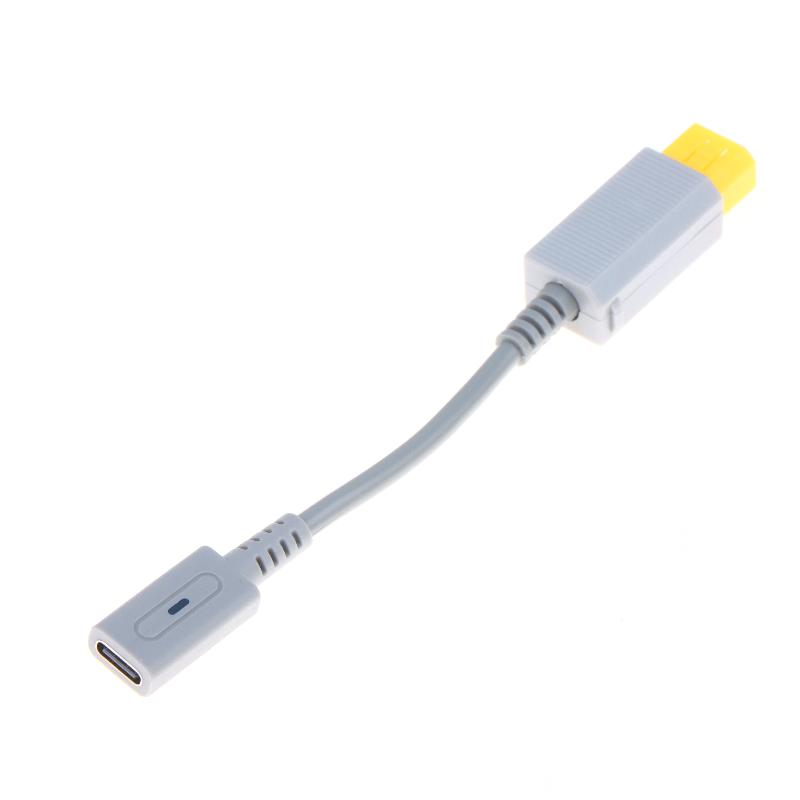Адаптер питания Type C Female на Wii U, 12 см, кабель для зарядки с триггером PD для консоли Wii U, шнур питания