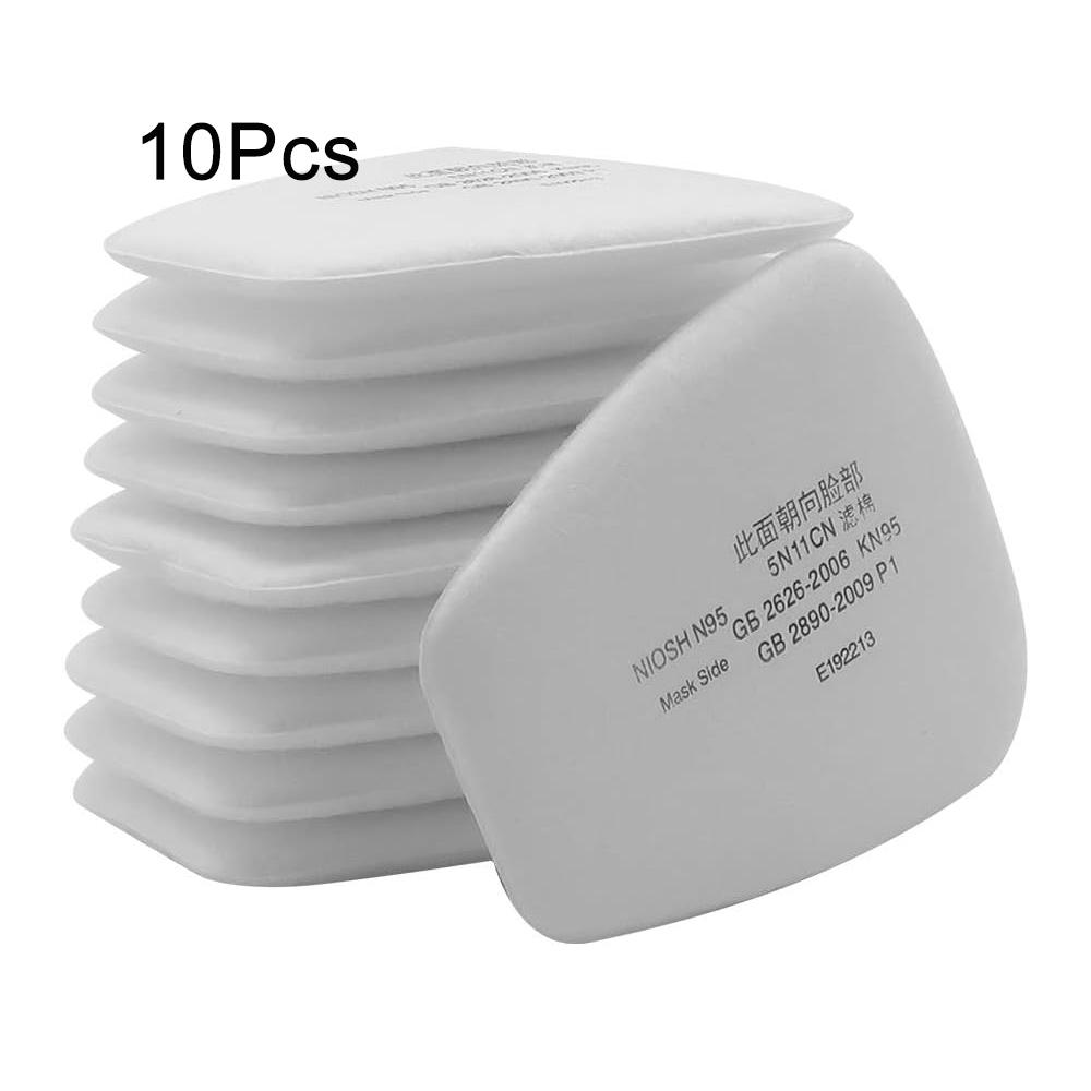 5N11 Dust Cotton Filter Paper Filters For 6001/6200/7502/6800 Series Chemical Spraying Painting Respirator Gas Mask Accessory