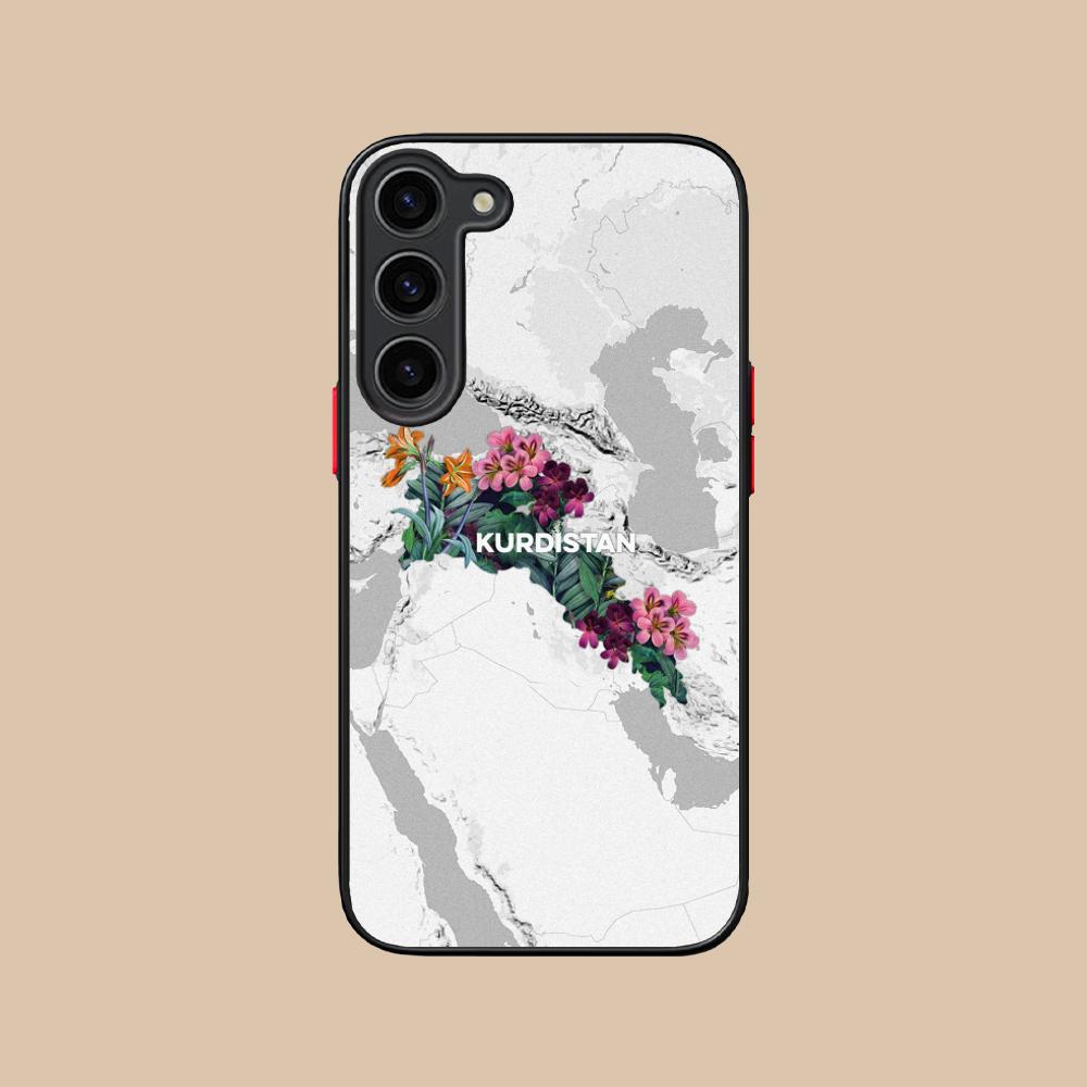 Силиконовый чехол для мобильного телефона с флагом Курдистана для Samsung Galaxy S26 S25 S24 S23 S22 S21 Plus FE Ultra Цветная обложка