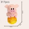 Mid -granular Puzzle Assembly Building Block Toy Chinese Zodiac Signs