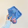 Kids Stand Tablet Case For Samsung Galaxy Tab A9 Plus 8.7 11 inth Cute 3D Cartoon Stitch Silicone Tablet Protective Case