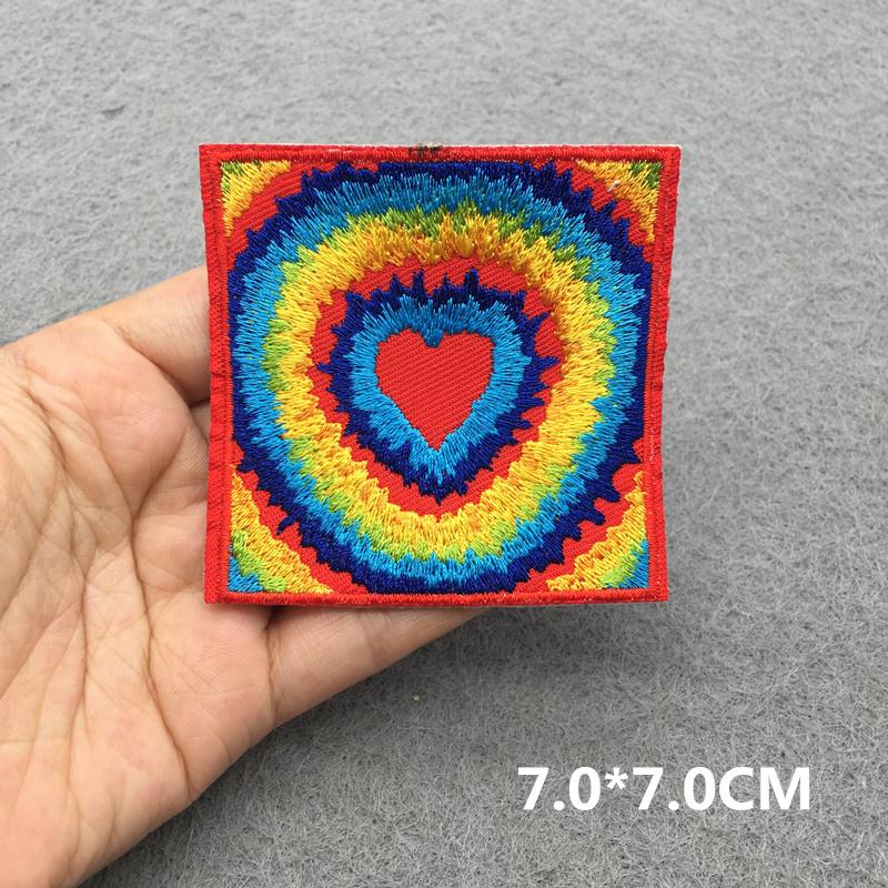 Панк-нашивки с вышивкой пламени, нашивки для одежды, DIY, страшный череп, термонашивки для одежды, куртки, нашивки для шитья