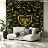 Beitar Jerusalem Wall Tapestry Aesthetic Wall Hanging Printed Fabric Blanket Decorative Tapestries for Bedroom Living Room Home Decor