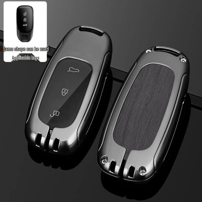 Чехол для ключа L9/L8/L7MAX: Премиальный металлический корпус, защита на одну пряжку для мужских ключей от машины