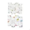 8 Bible Sticky Notes with And Quotes, Floral Christian Design, Inspirational Memo Pads for