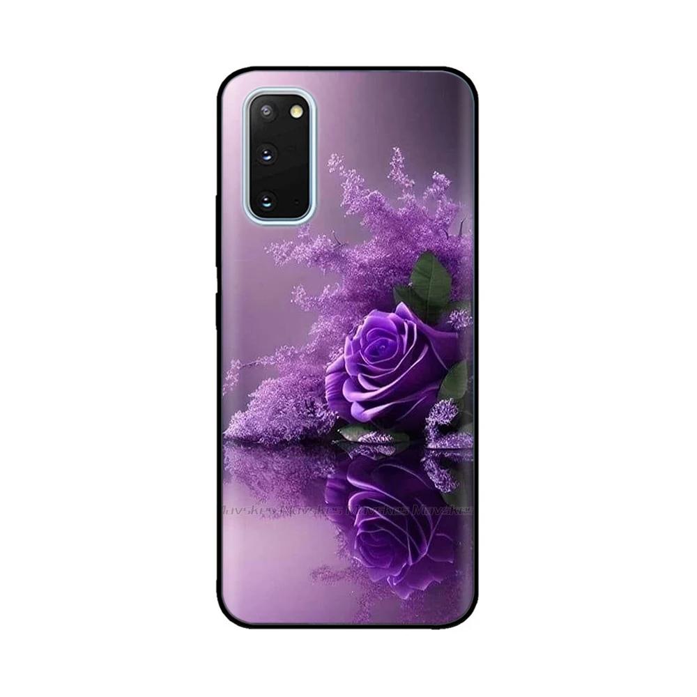 Чехол для Samsung Galaxy S20 Чехол для телефона Сердце-Бабочка для Samsung S20 FE Жидкий силикон Fundas для Samsung S20 Ultra S 20