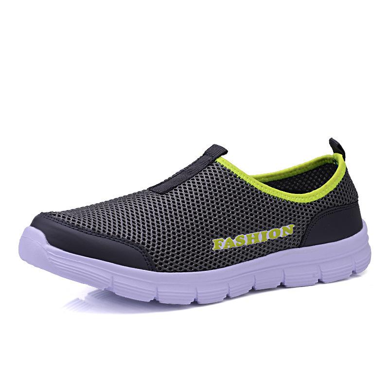 Men's sports casual shoes summer mesh shoes men's breathable mesh Korean version couple lightweight running shoes mesh women's shoes
