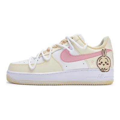 Air Force 1 LOW 811 Производство, Пищащий Кролик Низкие Скейтбордические Кроссовки Женские Желтый Белый Розовый DH2920-111(Команда80-)