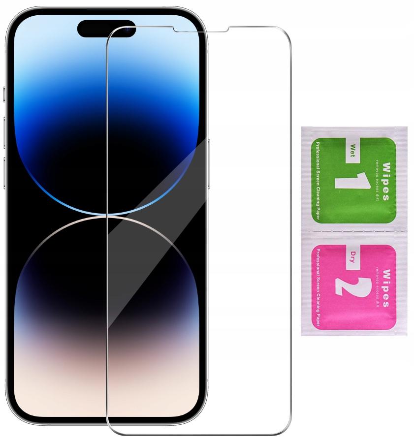 ANTI-SHOCK Case Transparent Colorless for iPhone 14 Pro + 9H Glass