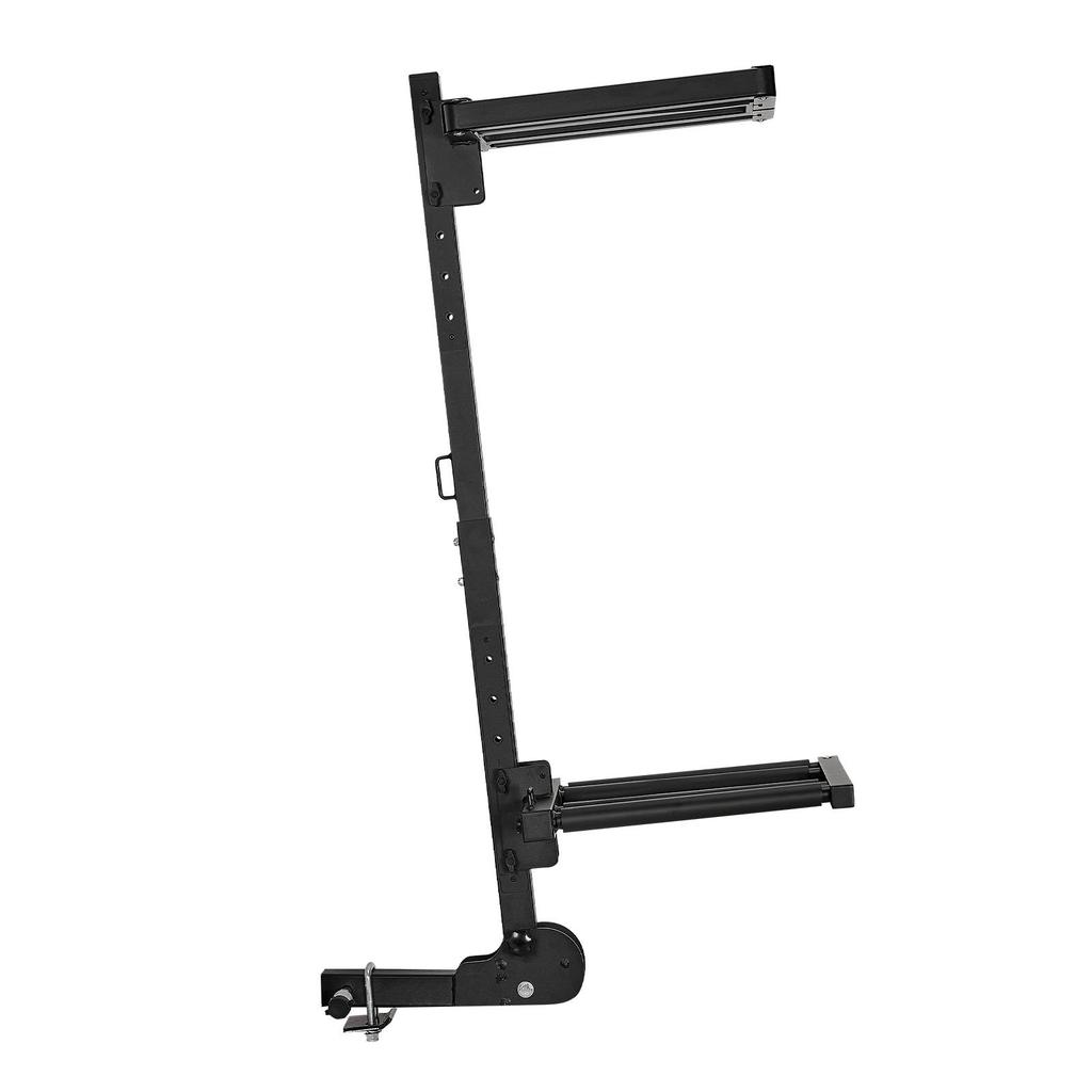 VEVOR Folding Hitch Mounted Ski & Snowboard Rack, Fits 50 mm Receiver, Carries up to 6 Pairs of Skis or 4 Snowboards