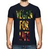 For Vegans For Life Men's T-Shirt Gift Kitchen Recipe
