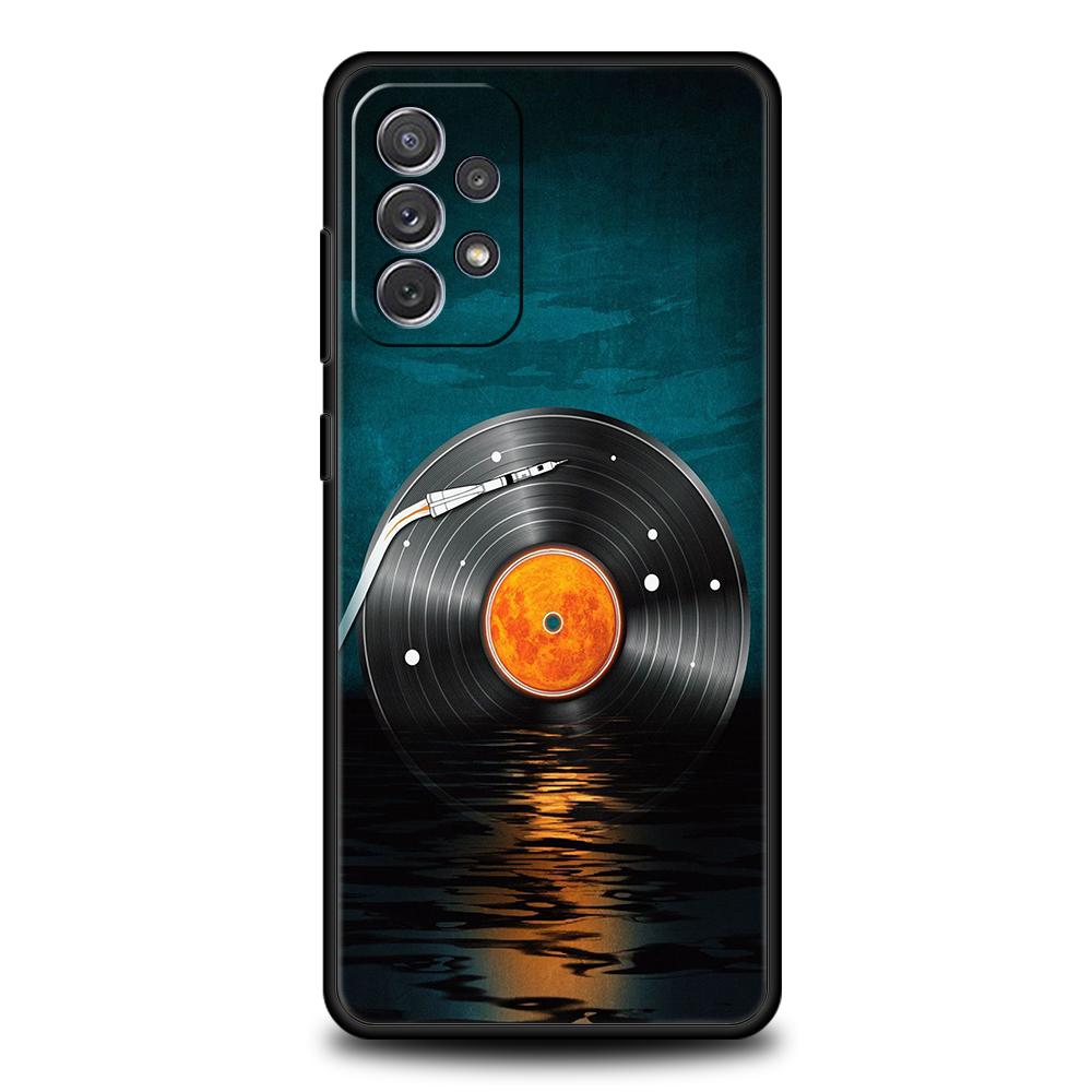 Чехол для телефона Samsung Galaxy A55 A53 A52 A52S A51 A41 A35 A32 A25 A23 A15 A13 A71 A72 5G Мягкий ТПУ корпус DDJ DJ Музыка Fundas Сумка