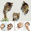 3D Creative Cat Three-dimensional Wall Stickers Home Decoration Refrigerator Stickers Notebook Toilet Stickers
