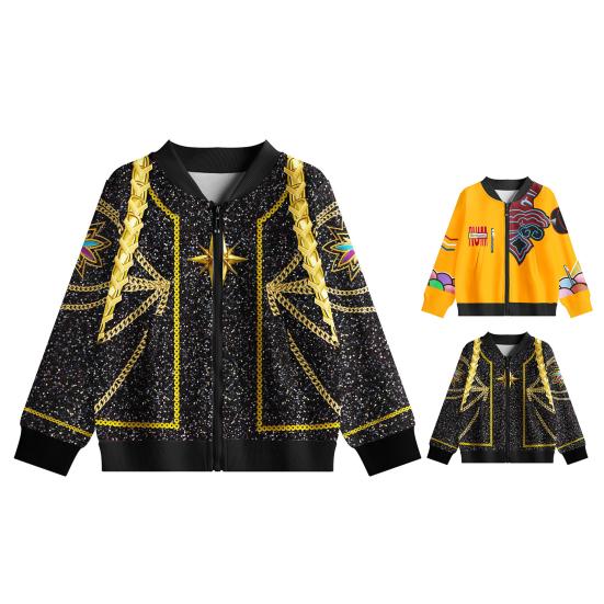 Куртка для косплея Охотника на демонов для подростков, бейсбольная куртка на молнии, куртка-бомбер с принтом, осенне-зимний костюм для ролевых игр, повседневной носки