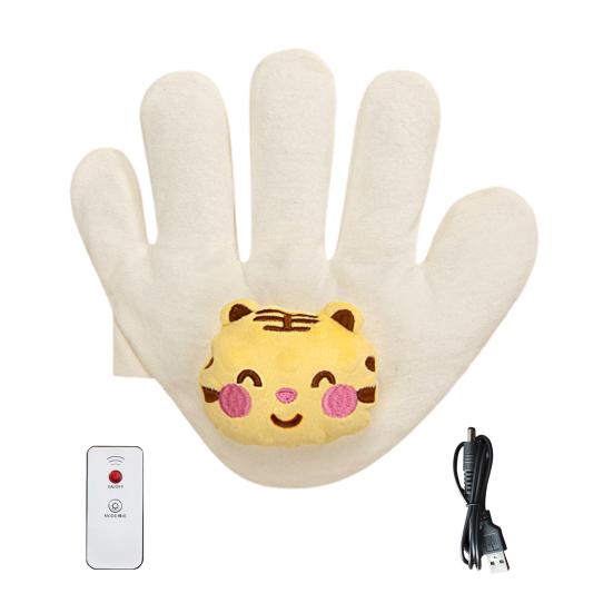 Перчатка для предотвращения испуга у ребенка, утешающая ладонь для ребенка, подушка для руки, автоматическая взбивалка для сна с красными бобами, перчатка-компаньон для ребенка из мультфильма