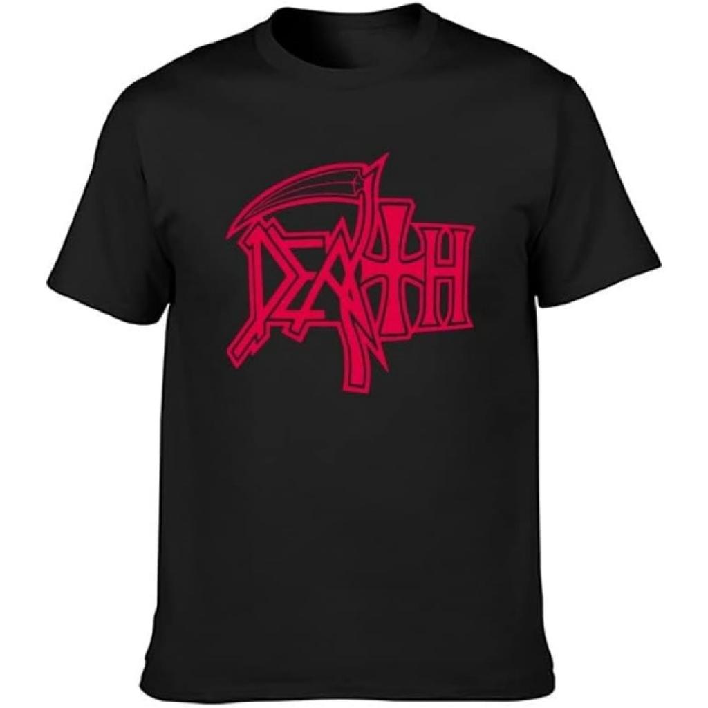 Мужская хлопковая футболка BBTHEORY с принтом группы Death Metal Rock