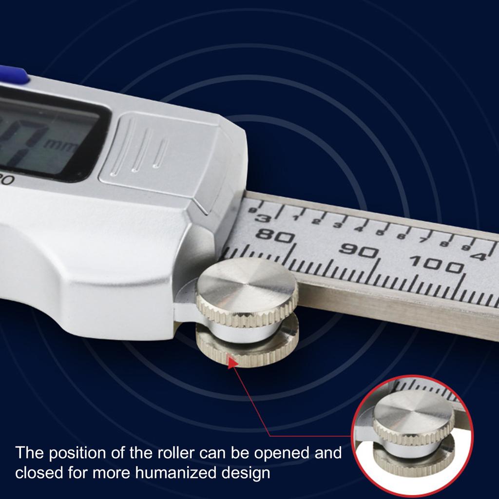 Vernier Caliper Electronic Digital Ruler Precision 0-150Mm Vernier Caliper Measurement Tool