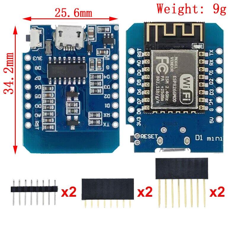 WeMos D1 Mini Pro V3.0 NodeMcu 4 МБ/16 МБ байт Lua Плата разработки Интернета вещей на базе ESP8266 CH340G Nodemcu V2