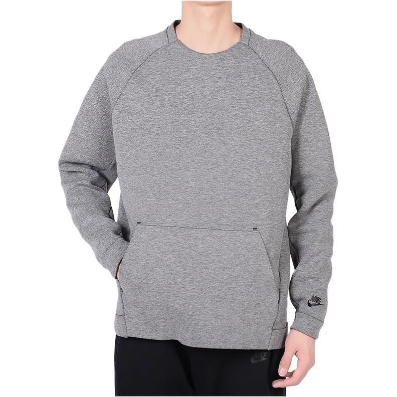 Nike Мужская толстовка Sportswear Tech Fleece с круглым вырезом 'Черный' 805141-091