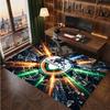 Venezia FC Football Print Crystal Velvet Rug, Comfortable Water Absorbent Non Slip Indoor Floor Carpet