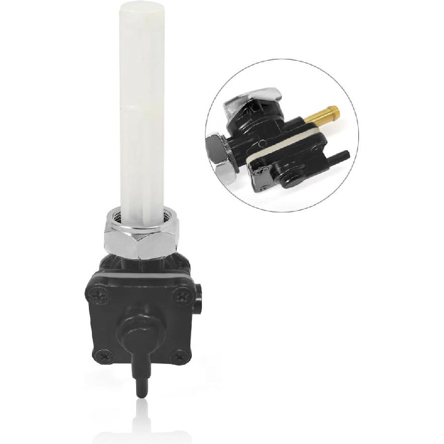 Fuel Valve Petcock 22mm Straight Outlet For Sportster 883 XL883 XLH883 Sportster 1200 XL1200 XLH1200 1995-2006 VACUUM SYSTEM Petcock