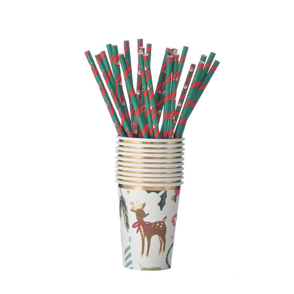 Бронзовый Одноразовая Посуда Сервировка на 10 Бумажная Тарелка Удобная Посуда для Пикника Дети