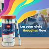 Cello Aqua Blue Gel Pen Set of 1 X 25 Units for Students, Office Use, Smooth Waterproof Writing