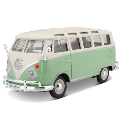 Maisto 1/25 Автобус Volkswagen Type 2 Samba Зеленый / Металлическая Миниатюрная Модель Автомобиля Готовая Модель 31956 GN