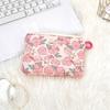 Ins Style Flower Coin Purse Cartoon Rabbit Clutch Bag Lipstick Earphone Sundries Storage Bag Wallet Pouch Mini Makeup Bag