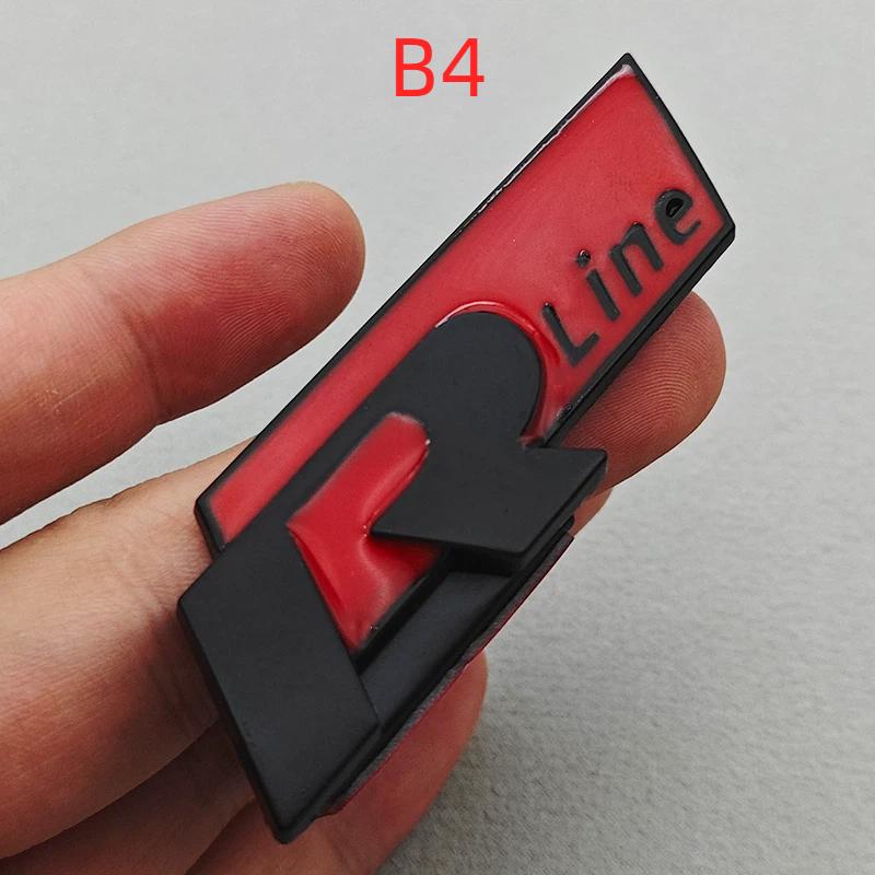 3D Металлический Логотип Автомобиля R RLine Эмблема Значок Наклейка Аксессуары