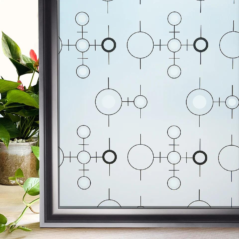 2/3/5 метров матовая оконная пленка конфиденциальность витраж самоклеящаяся виниловая пленка для домашней изоляции взрывозащищенная оконная наклейка