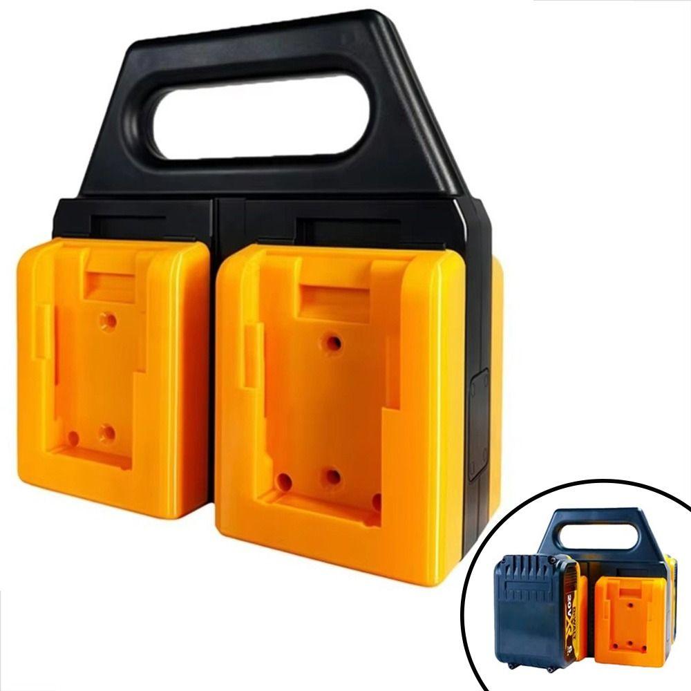 4 Slots Battery Portable Stand Handheld Hanger Battery Tool Holder Base For Dewalt Lithium Battery