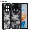 (Comes with wrist strap)IBMRS for Oppo A2 Pro Shockproof Phone Case,Military grade protection camo clear transparent case