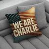 Charlie KKirk Cross Print Pattern Sofa Cushion Cover Pillowcase Home Party Car Bedding