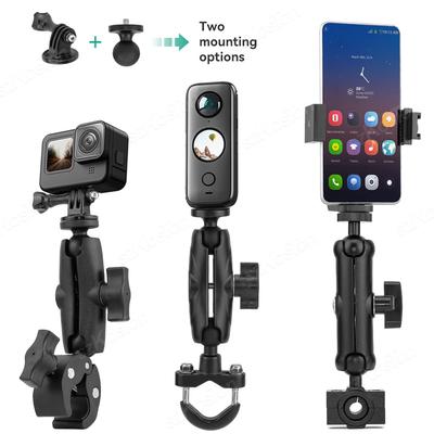 Крепление для камеры на мотоцикл для Insta360 X4, аксессуары, держатель для экшн-камеры, руль для мотоцикла и велосипеда для GoPro 13 12 11 10