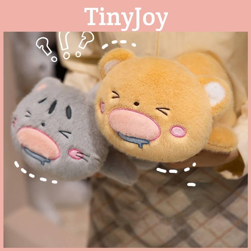 Pig Cat Panda Plushie Toy Cute Cotton Filling Kids Playtime Decoration Bedroom