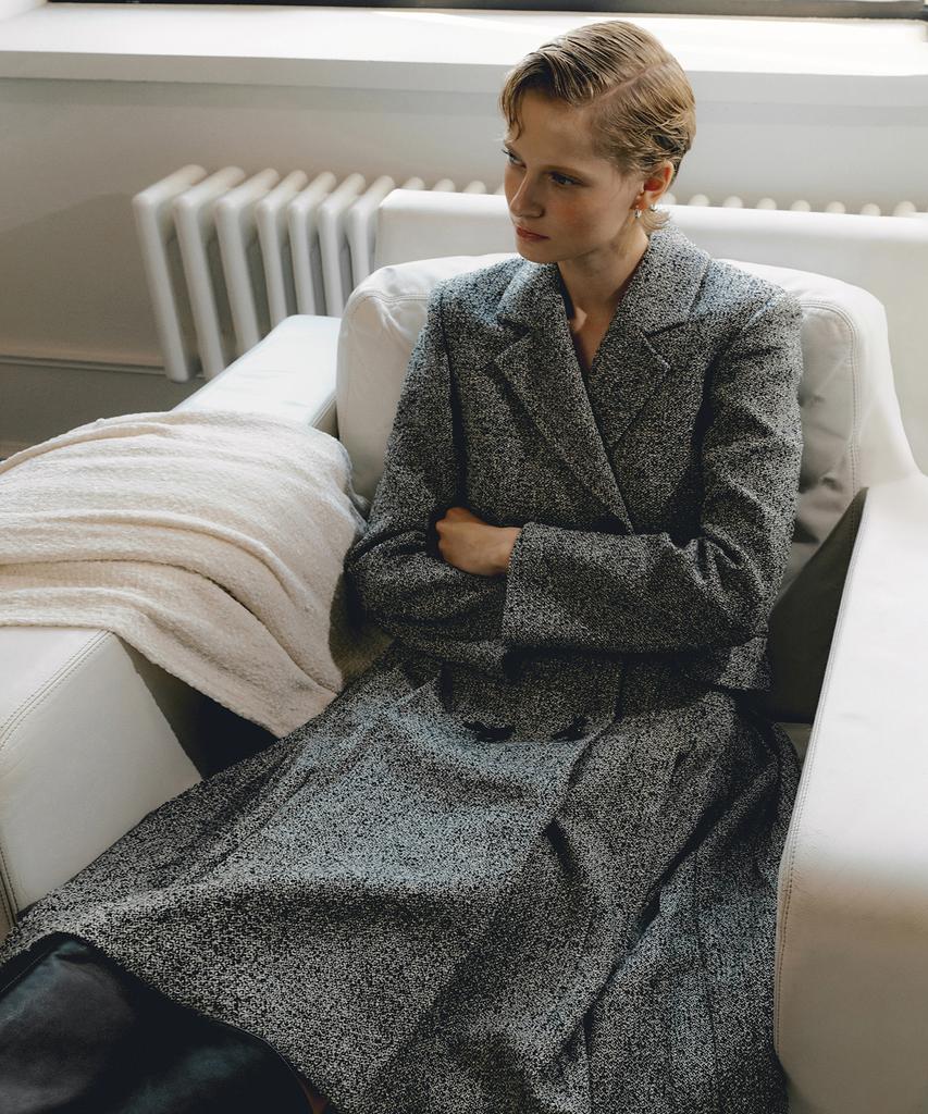 Otte Wool Ribbon Button Coat_3Color