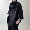 Черная мужская одежда Harajuku Techwear Стильная готическая панк-хип-хоп уличная одежда Креативные мужские футболки Японская аниме-одежда