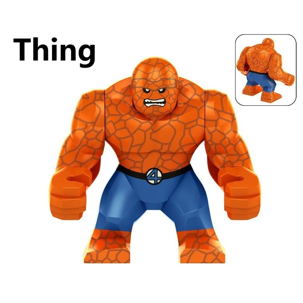 G0151 Новый набор Фантастической Четверки Конструктор Человек-Факел Мистер Фантастик Галактус Мини Экшн Фигурки Игрушки