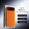 Деловой чехол из гладкой кожи для iPhone 17 Pro Max с кнопкой ИИ