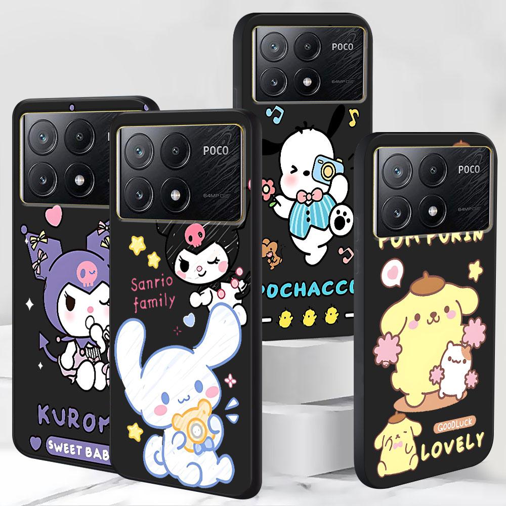 Чехол Cinnamoroll Kuromi для Xiaomi Poco M3 X3 NFC X5 M5s M4 Pro 5G F3 Силиконовый Мягкий Чехол для Телефона Coque