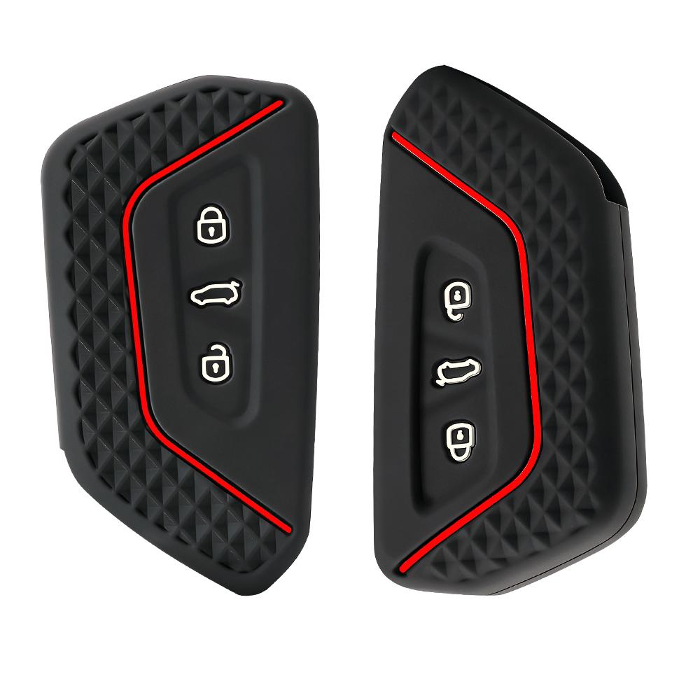 Новый Стиль Подходит Для Vw Golf 8 Mk8 Gti Gtd R Id3 Id4 Декорация Силиконовая Крышка Брелка Автомобиля Чехол для Пульта Отделка Авто Авто Аксессуары