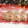 Christmas House Gift Box Set 3D Pop Up Cottage Gift Box Festive Holiday Packaging for Cookies Sweets Toys