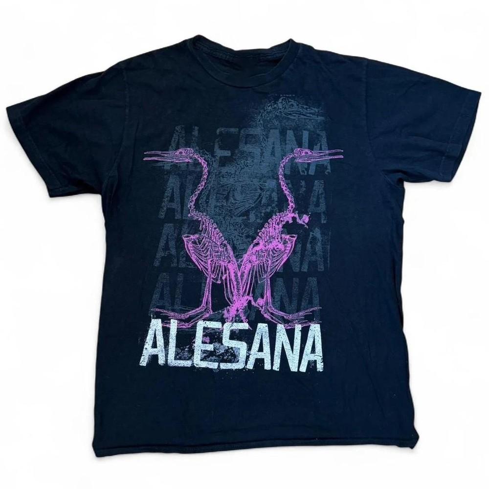 РЕДКИЙ! Винтажная футболка группы Alesana унисекс Все размеры от S до 5XL ГОРЯЧАЯ НОВАЯ Унисекс футболка